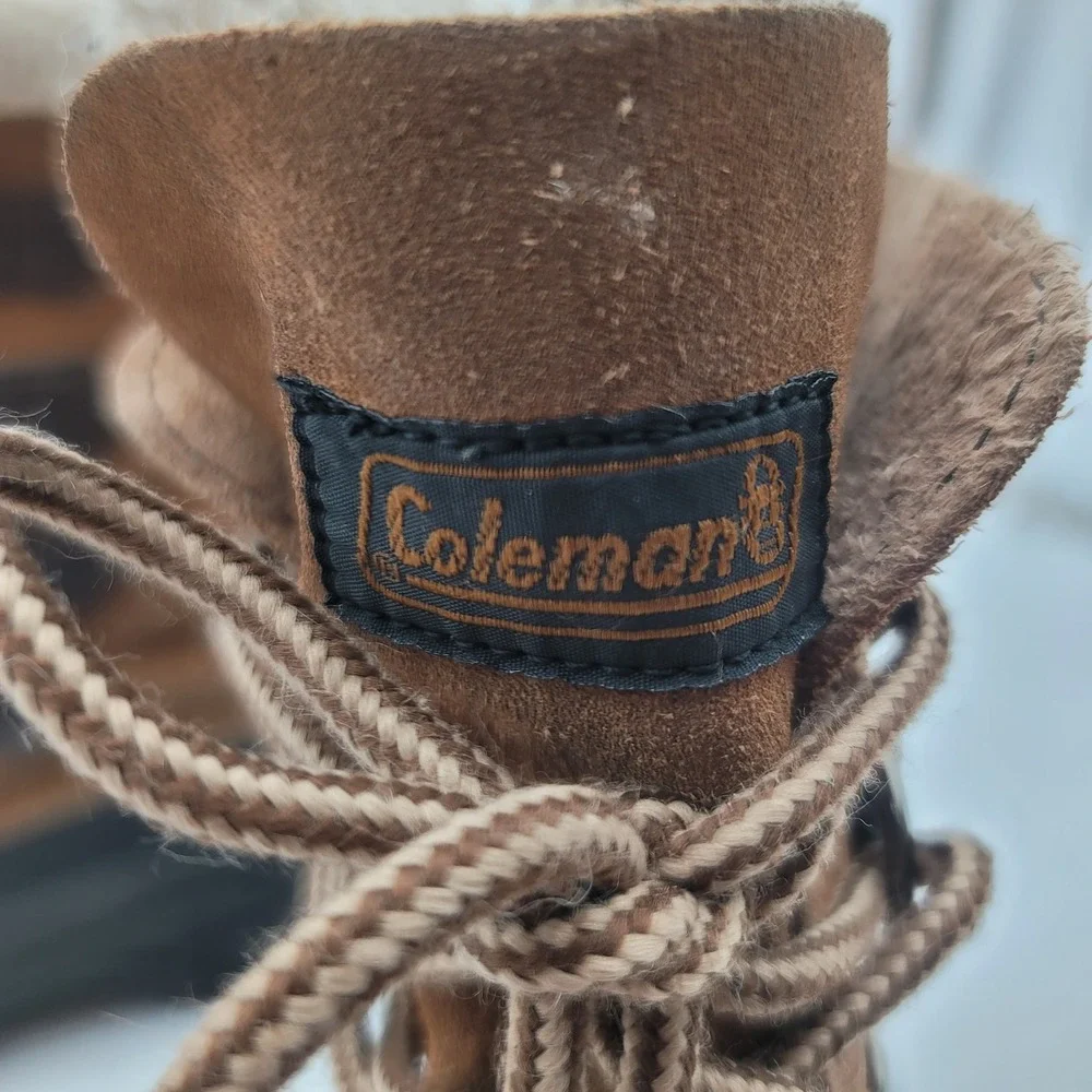 Coleman Adam Mens Brown Suede Insulated Winter Duck Hunting Boots Size 10M 74892